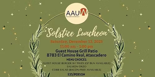 Annual Solstice Luncheon 