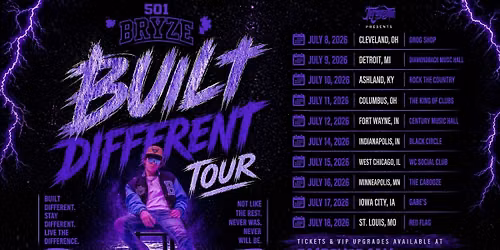 501 Bryze live in Fort Wayne IN at Century Music Hall!