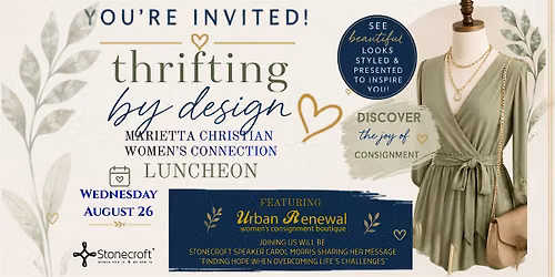 Thrifting By Design!  Discover the joy of  consignment!