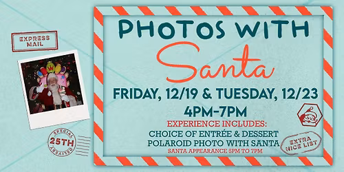 12\/19 Photos with Santa at JoJo\u2019s Winter Wonderland