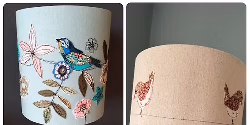 Appliqu\u00e9 Lampshade Making Workshop