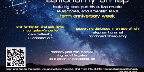 Astronomy on Tap - Star Formation & Dark Skies (Tenth Anniversary Week!)