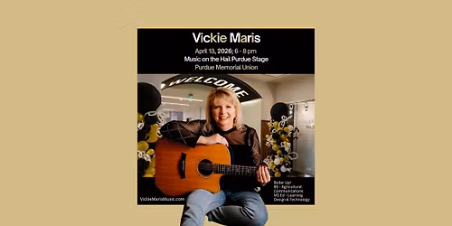Vickie Maris | Music on the Hail Purdue Stage, Purdue Memorial Union
