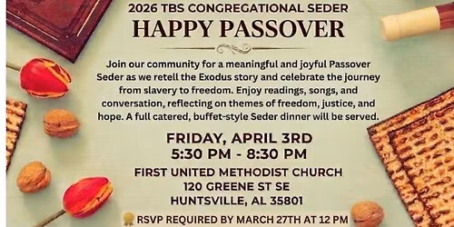 2026 TBS Congregational Seder