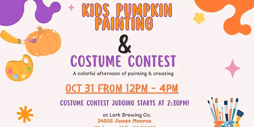 Kids Pumpkin Painting & Costume Contest