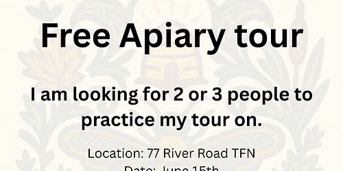 Apiary tour