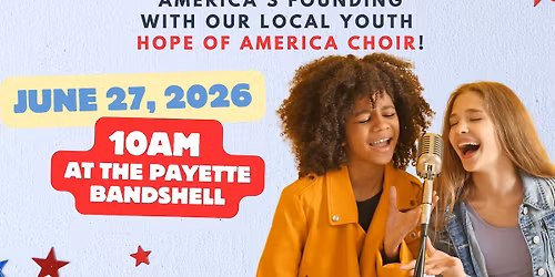 Free Patriotic Performance by Youth Hope of America Choir