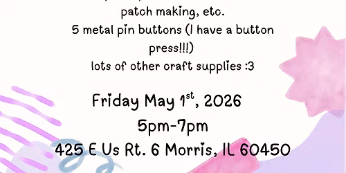 Tote Bag Designing, D.i.Y patches, and Button Making :)