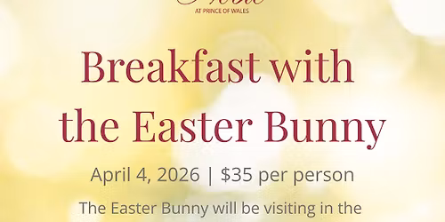 Breakfast with the Easter Bunny 