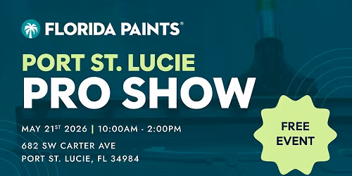 FREE Floor Coatings Pro-Show | Florida Paints Port St. Lucie