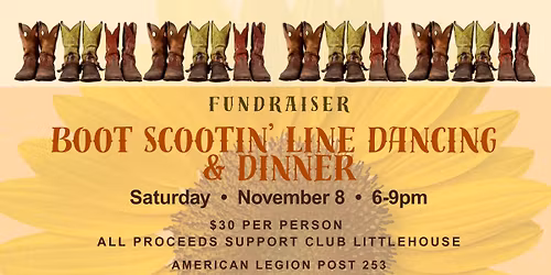 BOOT SCOOTIN' LINE DANCING AND DINNER