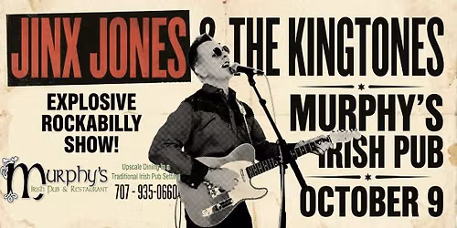 Jinx Jones & the KingTones at Murphy's Irish Pub