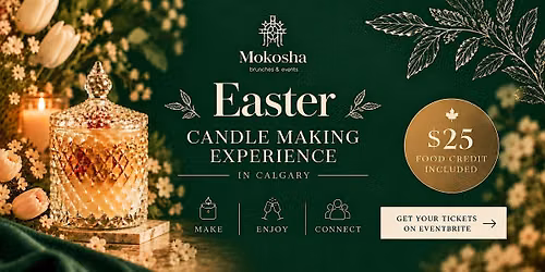 Easter Candle Making Dinner Experience in Calgary