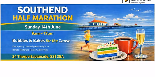 Bubbles & Bakes - Southend Half Marathon Social