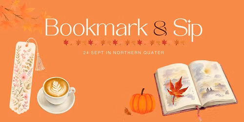 Autumn Bookmarks Paint & Sip Workshop - Drink Included