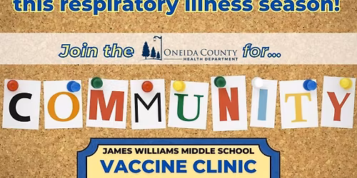 Community Flu Shot Clinic - James Williams Middle School