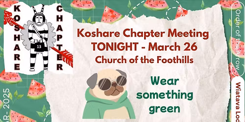 Koshare Chapter Meeting