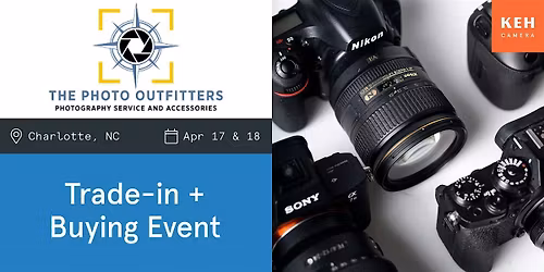 Sell your camera gear (free event-no ticket needed) at The Photo Outfitters
