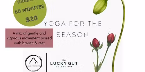 Yoga for the Season w\/Elise Cusimano at The Lucky Gut Collective