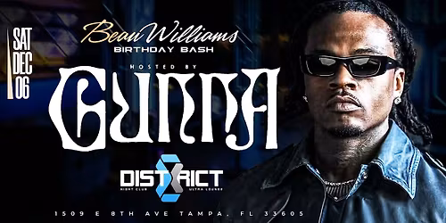 Gunna Official Tour After Party Tampa