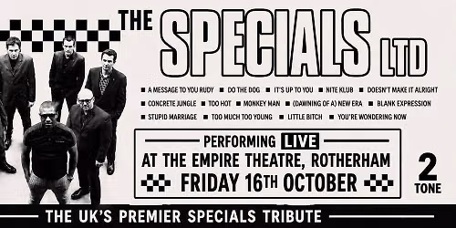 The Specials Ltd LIVE - "Ghost Town" 45th Aniniversary Tour
