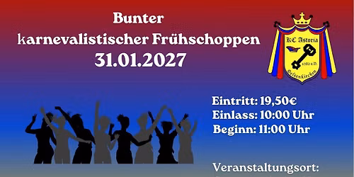Bunter karnevalistischer Fr\u00fchschoppen 