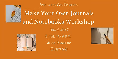 Make Your Own Journals and Notebooks Workshop