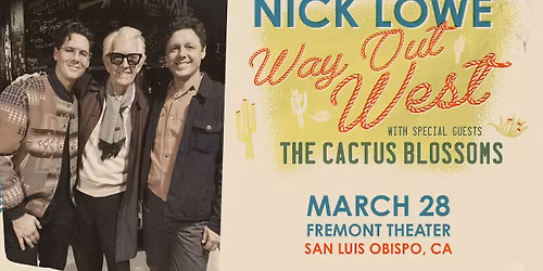 Nick Lowe LIVE at Fremont Theater