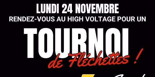 Tournoi de fl\u00e9chettes 