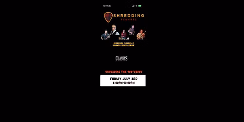 Shredding Flannel @ Champps Eden Prairie