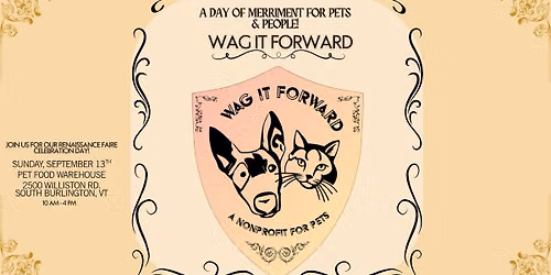 Wag It Forward Celebration Day - Renaissance Faire Theme 