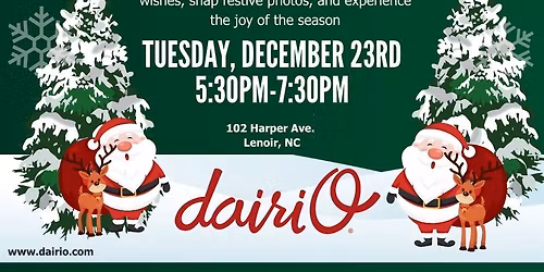 Santa Visit at Dairi-O
