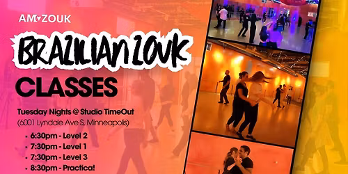 Brazilian Zouk Classes with AmoZouk
