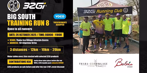 BIG SOUTH Training run