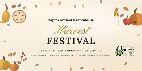 Boyer's Orchard Harvest Festival