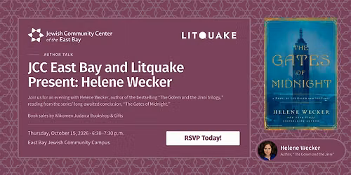 Litquake Presents: Helene Wecker on The Gates of Midnight