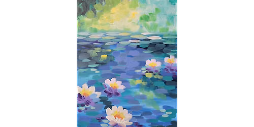 Waterlilies, Monet Style  - Paint and Sip in San Francisco | Classpop!\u2122