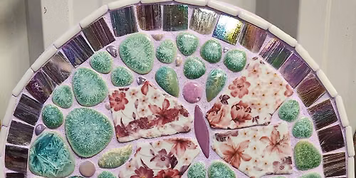 Create your own mosaic Stepping Stone all day workshop