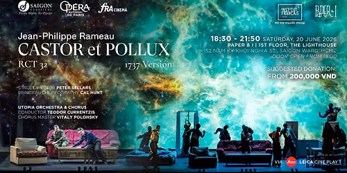 Evening Opera Screening: #34 CASTOR ET POLLUX Jean-Philippe Rameau (18:30, 20.06.2026)