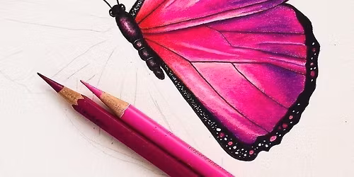 Drawing Discoveries for Kids - Blending Butterflies (Colored Pencils)