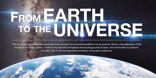 From the Earth to the Universe