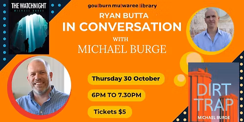 BOOK LAUNCH: Dirt Trap - Michael Burge in conversation
