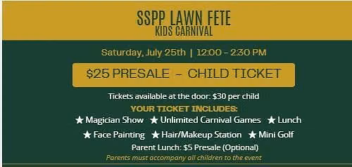 \ud83c\udfaa KIDS CARNIVAL AT THE SSPP LAWN FETE \ud83c\udfaa