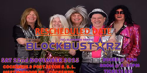 BLOCKBUSTARZ live in Cockenzie and Port Seton