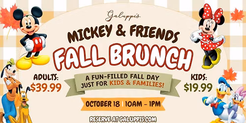 Mickey & Friends Fall Brunch