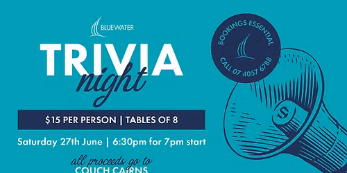 Trivia Night supporting Couch Cairns