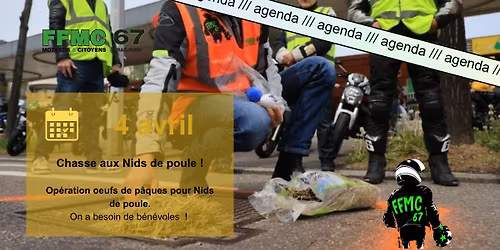 Mobilisation Oeufs de p\u00e2ques pour Nids de poule 2026 !