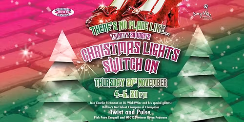 Trinity Square's Christmas Lights Switch On 2025