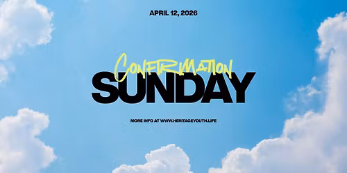 Confirmation Sunday