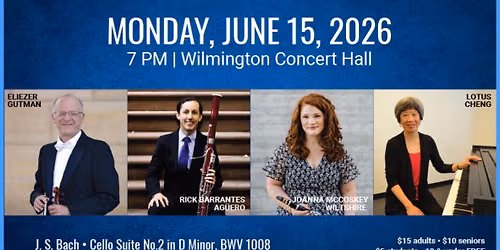 Faculty Concert: The Three B\u2019s: Bach, Beethoven, Brahms